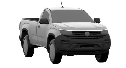 The simplest Volkswagen Amarok 2023 is revealed in patent documentation