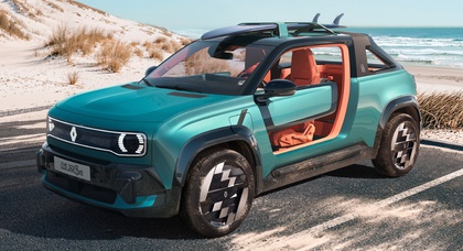 Renault перетворила новий R4 на пляжний багі з кузовом пікапа