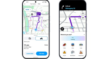 Waze навчилася будувати маршрути для мотоциклістів з урахуванням ям і лежачих поліцейських