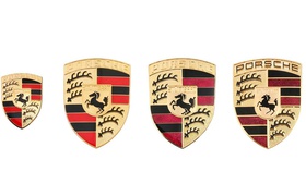 Totally different: Porsche showed alternative logos that were never approved