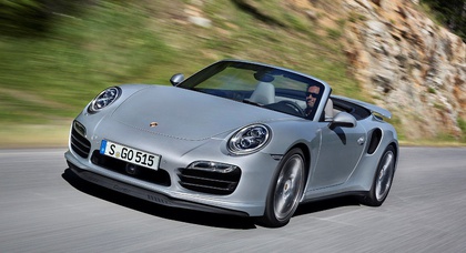 Представлены новые кабриолеты Porsche 911 Turbo