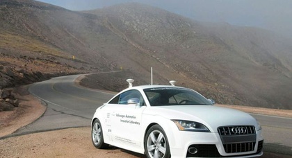 Беспилотная Audi TTS разогналась до 190 км/ч