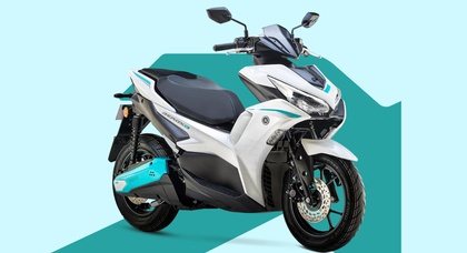 Yamaha представила електричний скутер Aerox E зі знімними акумуляторами