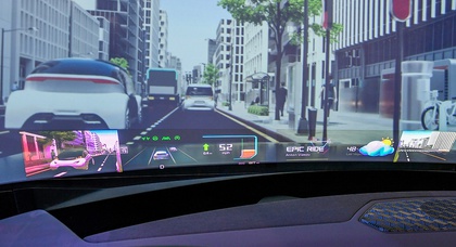 Hyundai Mobis shows holographic windscreen on Kia EV9