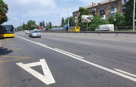 Київ: займати смугу громадського транспорту суворо заборонено