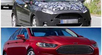Обновленная Fiesta позаимствует дизайн у Ford Mondeo