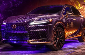 Lexus kooperiert mit Adidas, um einen kundenspezifischen RX 500h „Vibe-Branium“ zu entwickeln, der von Black Panther inspiriert ist
