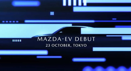 Опубликован новый тизер первой электрической Mazda 