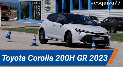 La Toyota Corolla GR Sport impressionne dans le test de l'élan avec des qualités de virage agiles