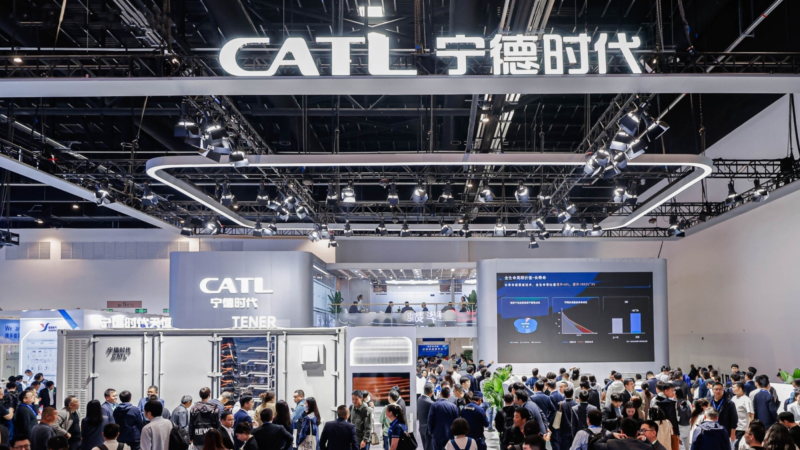 Стенд CATL на выставке