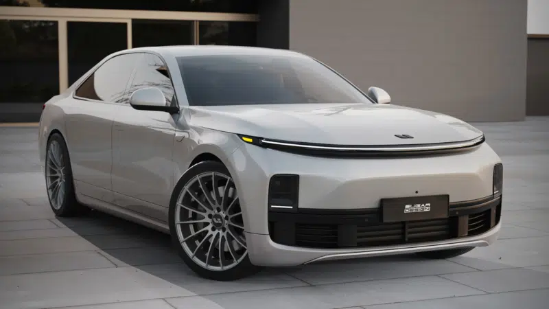 Рендер гибридного седана Li Auto