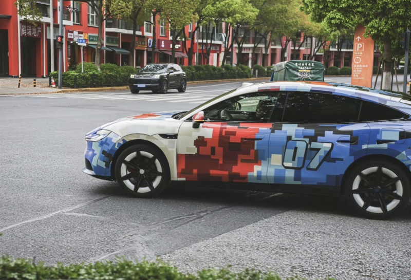 Prototyp des MG 07 mit Dach-LiDAR-Einheit. Foto: CarNewsChina