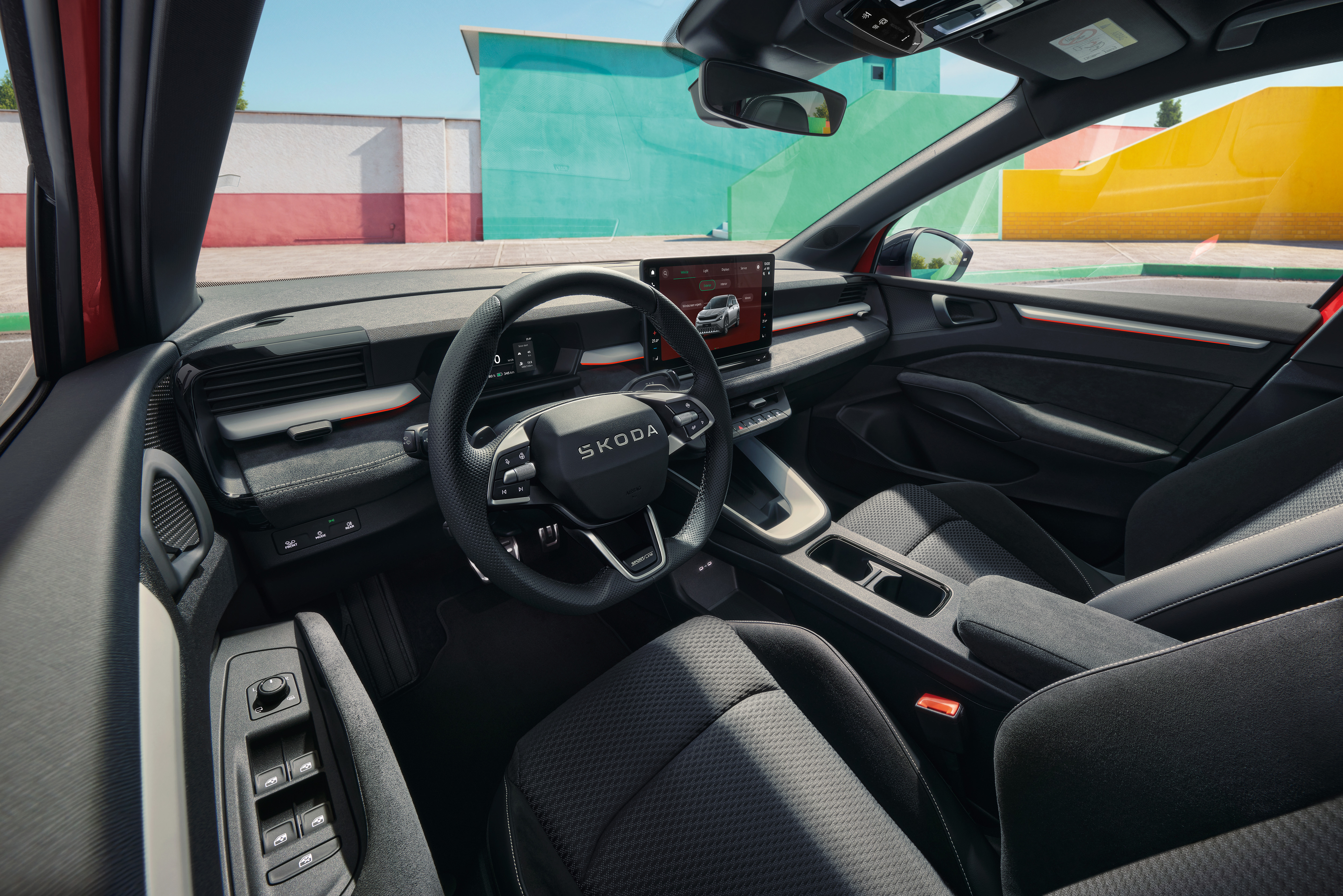 Салон &Scaron;koda Epiq Sportline со спортивными креслами
