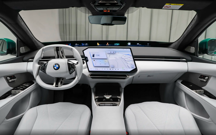 BMW i3 50L interior with dashboard and twin screens