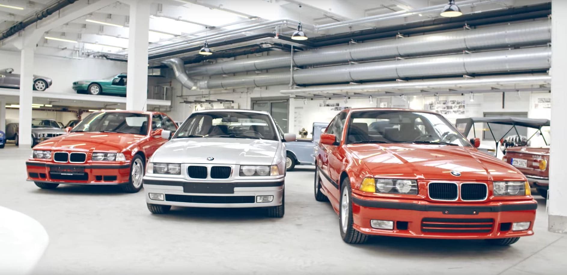 Три автомобиля BMW Compact из архива BMW Classic