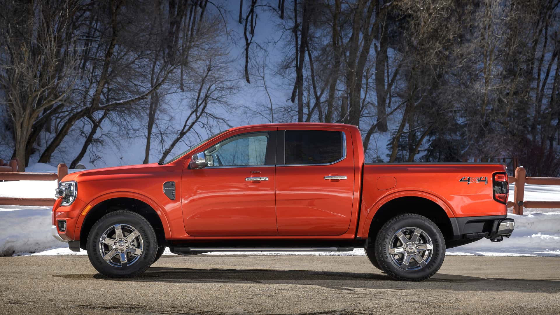 Ford Ranger, вид сбоку