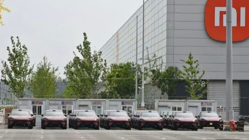 Eine Charge neuer YU7 GT wartet auf die Auslieferung. Foto: Baochen Laile