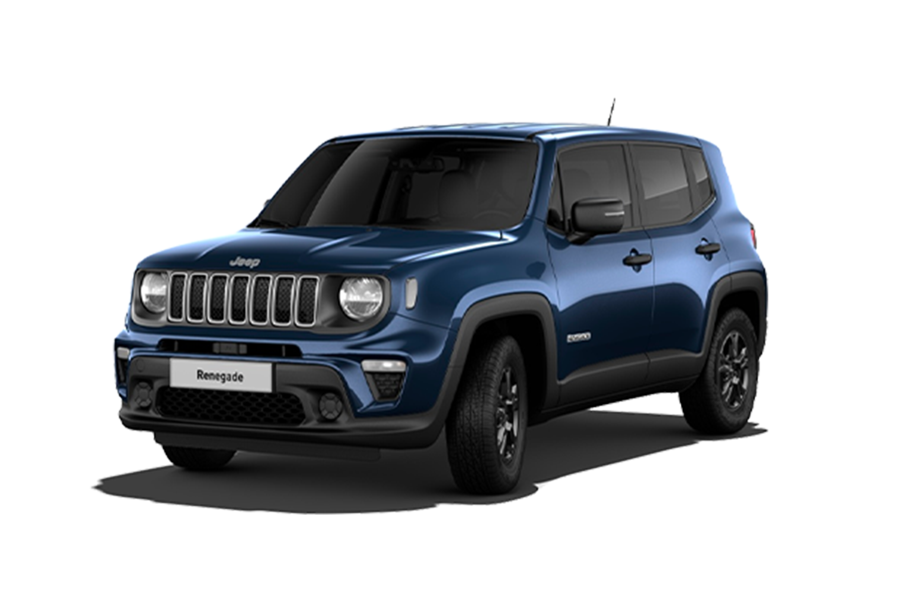 Jeep Renegade, Vorg&auml;ngermodell, Studioansicht in Blau