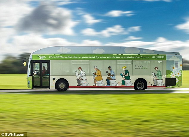 В Великобритании появился автобус работающий на фекалиях