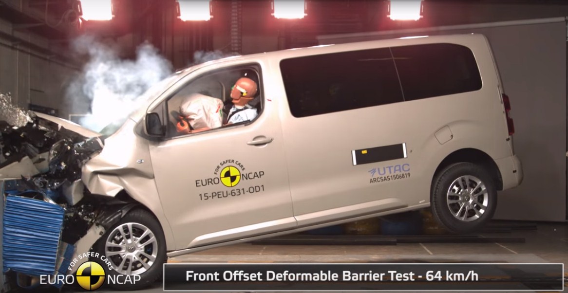 Минивэн Peugeot Traveller заработал «пятёрку» в краш-тестах Euro NCAP