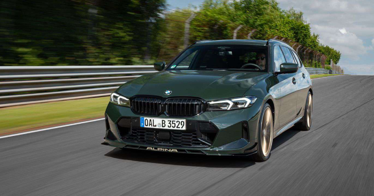Der letzte ALPINA B3 GT Touring in ALPINA Green – Abschluss einer eigenständigen Fertigungsepoche in Buchloe.