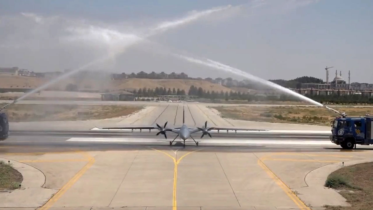 Turkish Air Force received three Bayraktar Akıncı strike UAVs