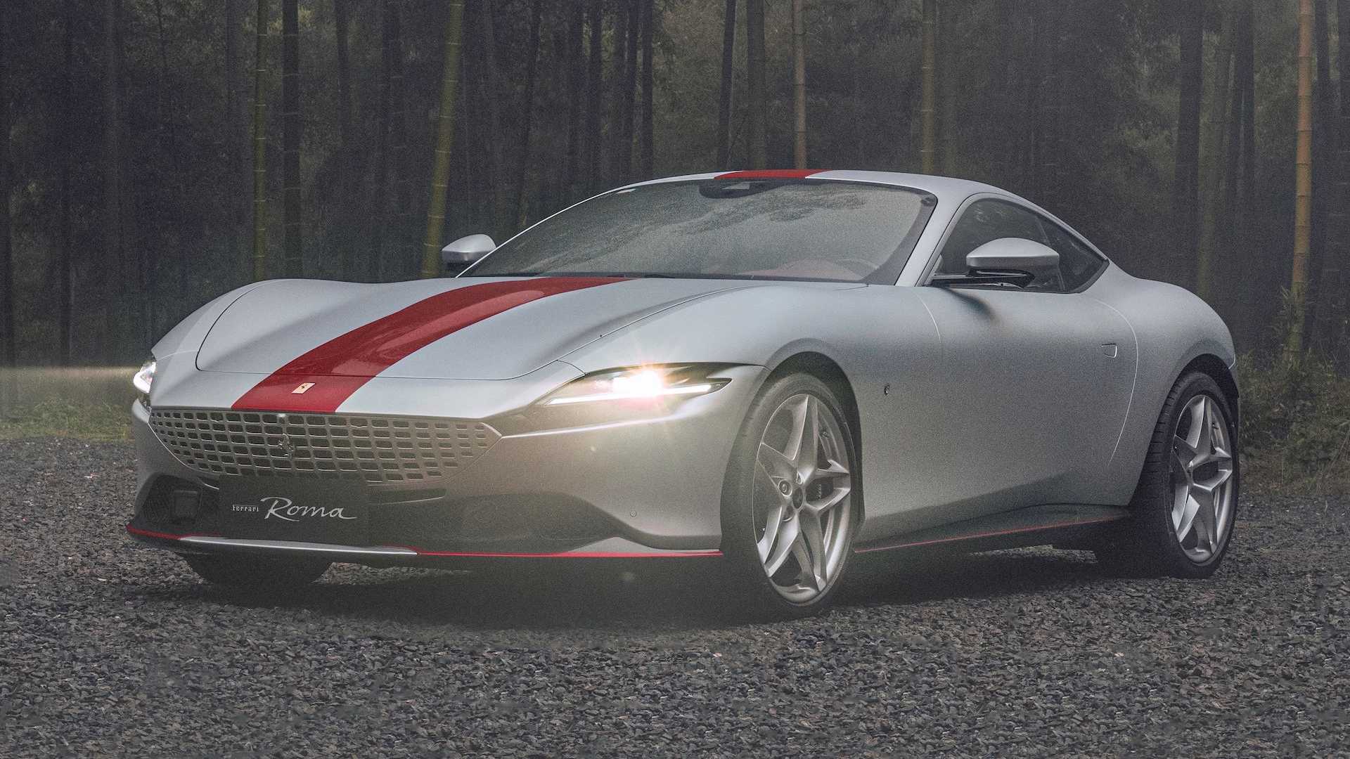 Ferrari célèbre ses 30 ans en Chine avec un modèle Roma unique en son genre conçu par le designer chinois Jiang Qiong'er