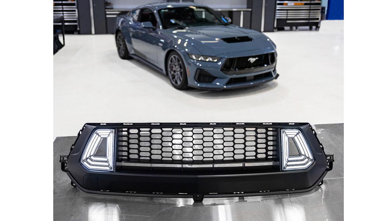 The 2024 Ford Mustang RTR A Sneak Peek at the New Grille with LED