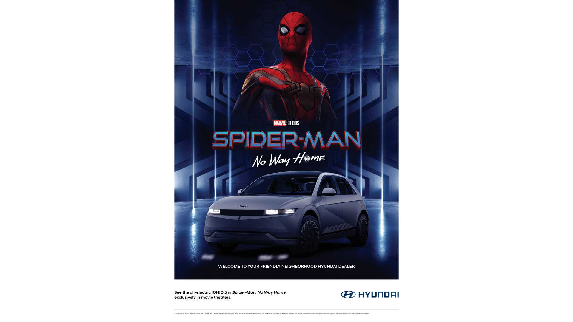 Hyundai Ioniq 5 снялся в новом фильме про «Человека-паука». Видео