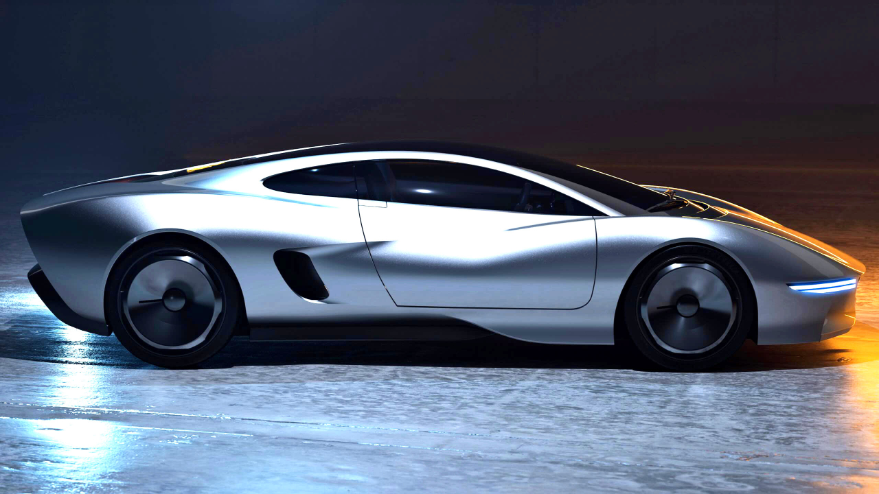 Die Design-Studie von Ian Callum Designs zeigt den Jaguar XJ220 mit überarbeiteten Karosseriepanelen, neuen LED-Scheinwerfern und einem massiven Heckdiffusor.