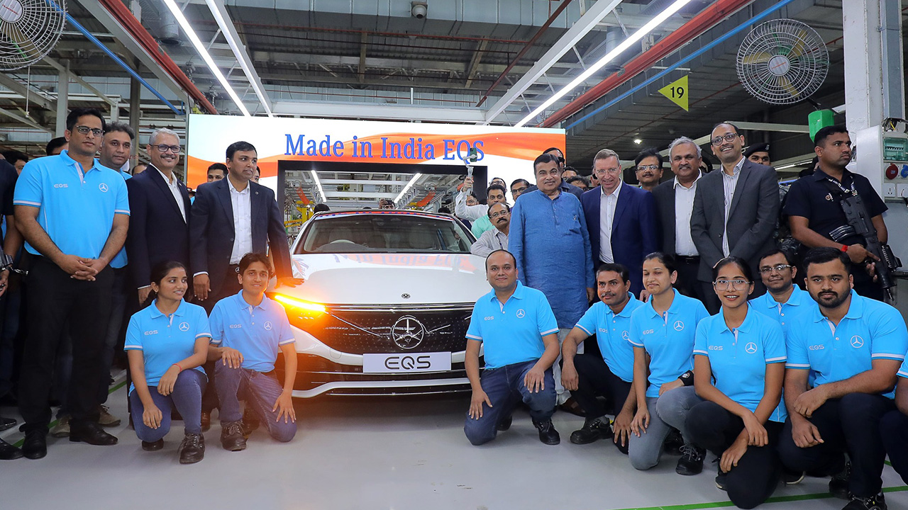 Mercedes-Benz beginnt mit der Produktion von Elektroautos in Indien