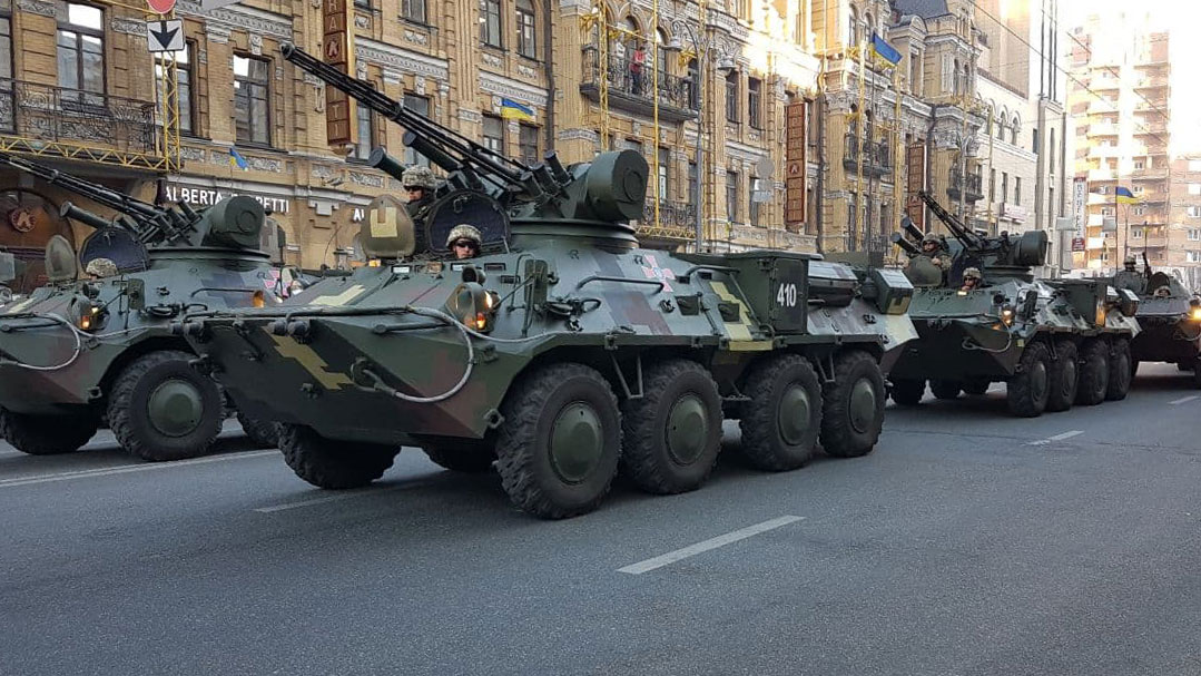 В Киеве будут перекрывать дороги из-за репетиции парада ко Дню Независимости