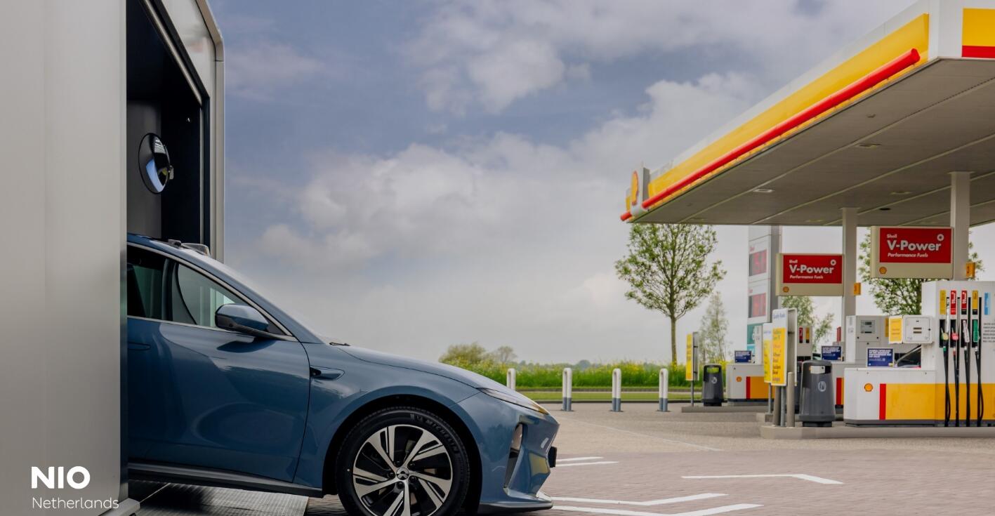 Europe's first EV battery swap station, built jointly by NIO and Shell, goes online