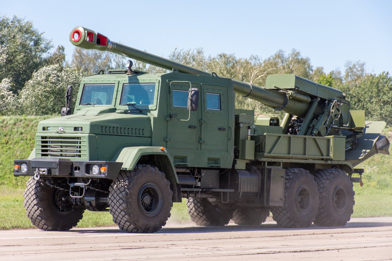 Ukraine has launched production of its own 155-mm Bohdana self-propelled howitzer