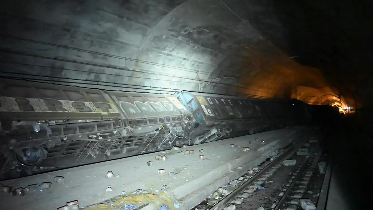 Derailment closes world's longest rail tunnel to passenger traffic until 2024
