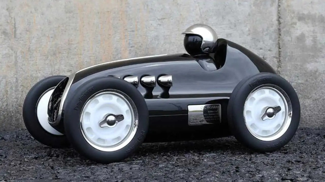 Der Modena Grand Prix Spielzeug-Rennwagen von Playforever: Ein Kunstwerk, das 8.000 Dollar kostet