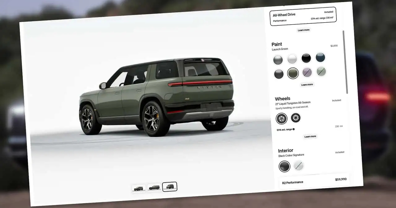 Rivian plant den R2 als erstes Modell für den europäischen Markt, Details zum DACH-Start stehen noch aus.