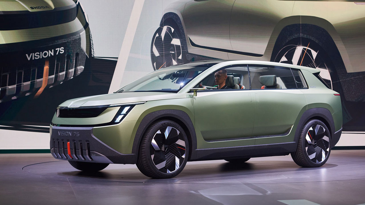 Škoda Vision 7S Concept: новый язык дизайна, 7 мест и электрический запас хода до 600 км