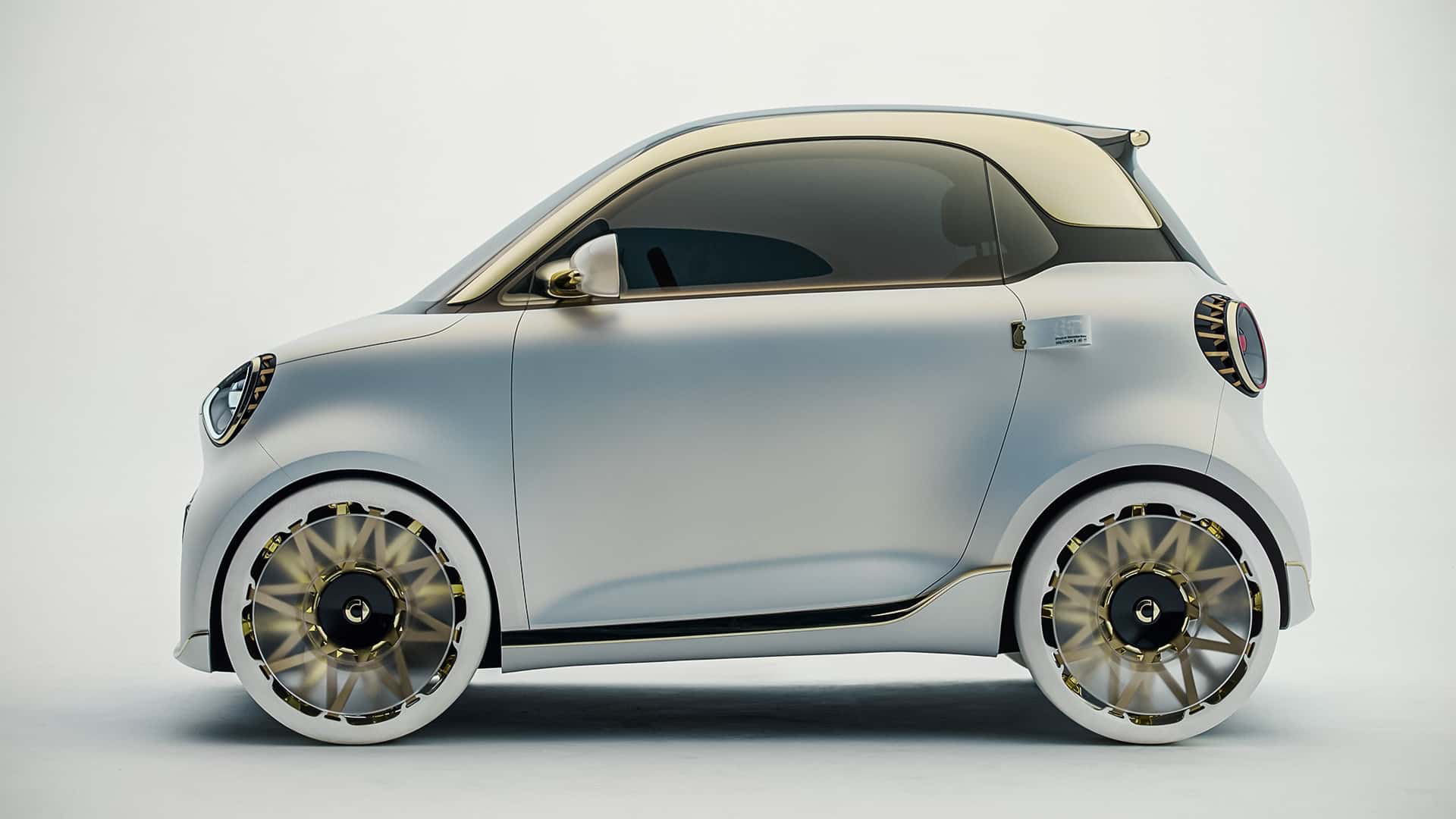 Kompakte Außenmaße, langer Radstand: Der Smart #2 setzt auf eine reine Elektroarchitektur mit 6,95 m Wendekreis.