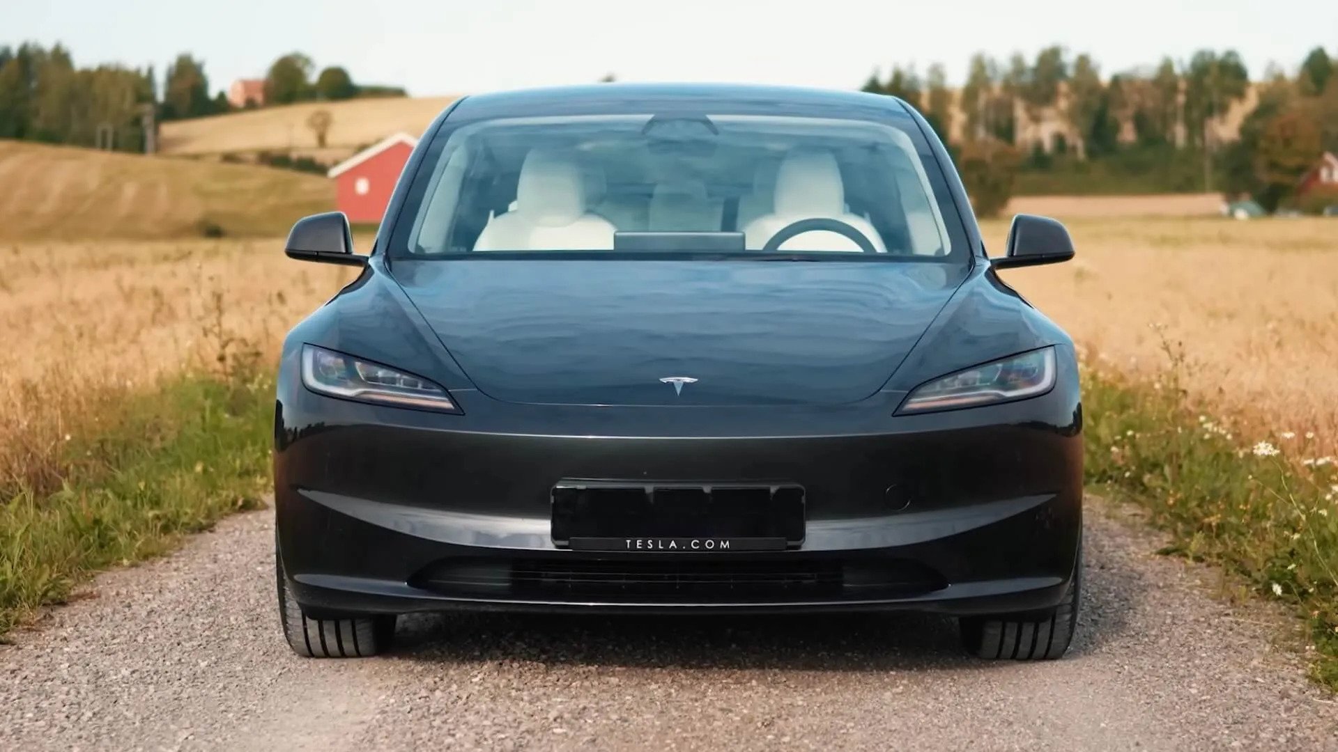 2024 tesla model 3 matte black