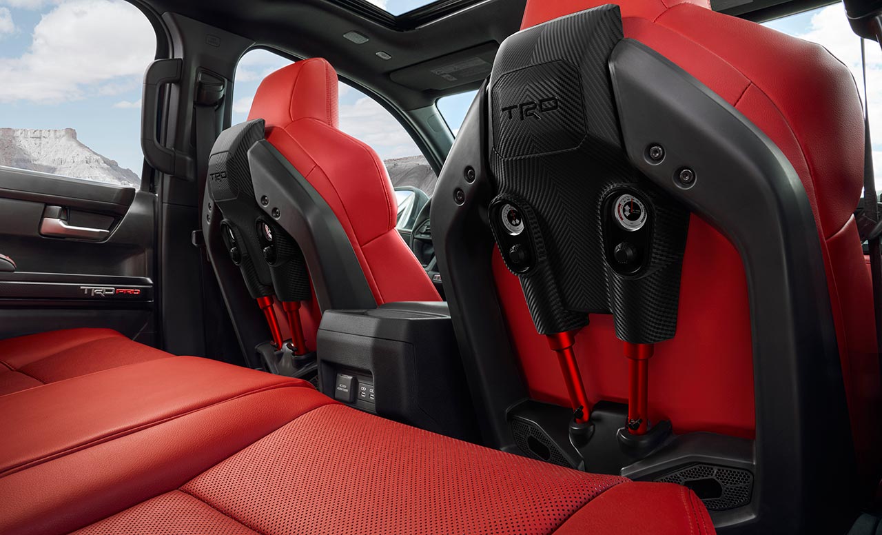 Toyota Installed Shock Absorbers Directly Into The Seats Of The 2024   2024 Toyota Tacoma Trd Pro Isodynamic Performance Seat 001 